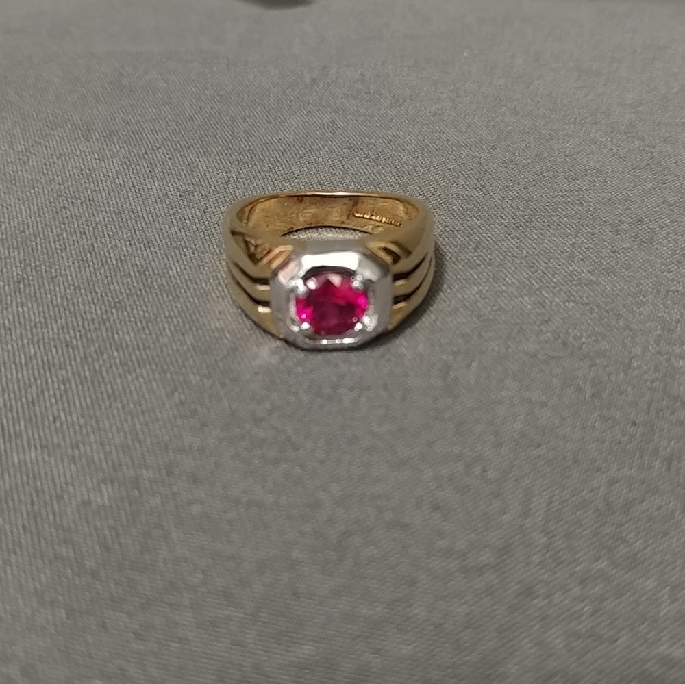 Vintage LIND 14KT HGE Ring Size 8 - Picture 2 of 8